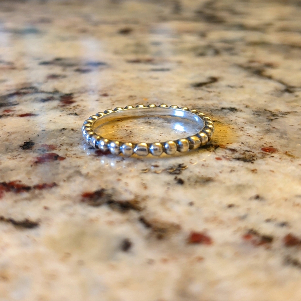 James Avery Beaded Stackable Ring